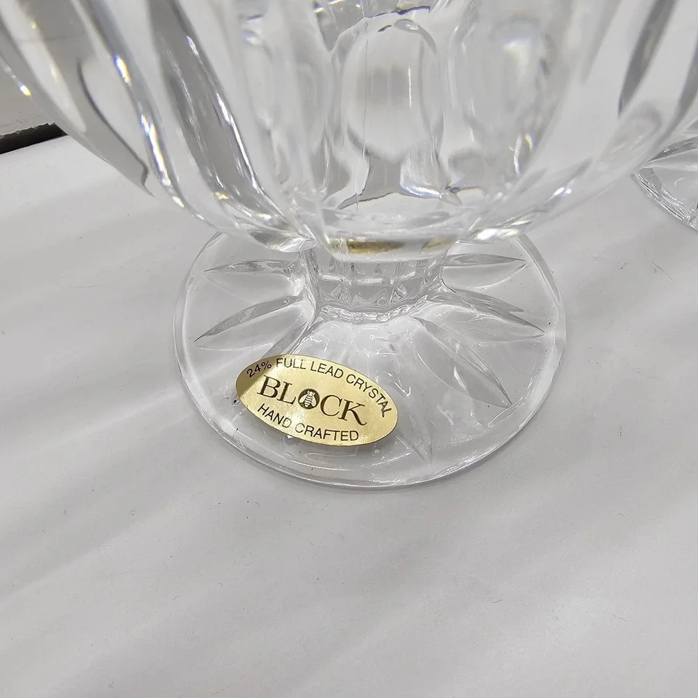Vtg Block 24%‎ Lead Crystal 7